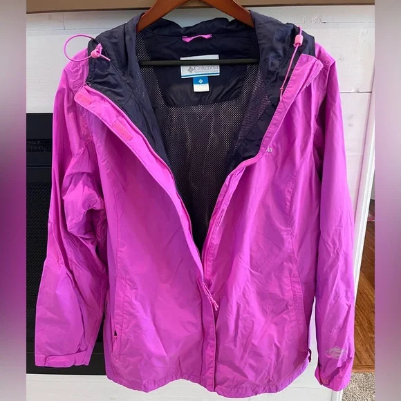 Columbia Womens Raincoat size 1X purple - Picture 2 of 4